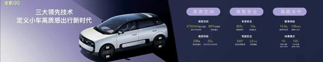 一代“國民車”復活在即,全新奇瑞QQ將亮相2025成都車展