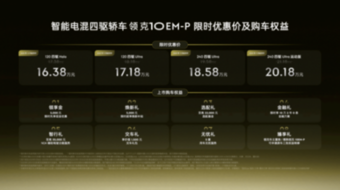 多項先進技術賦能 看領克10EM-P如何成為智能電混四驅轎車引領者