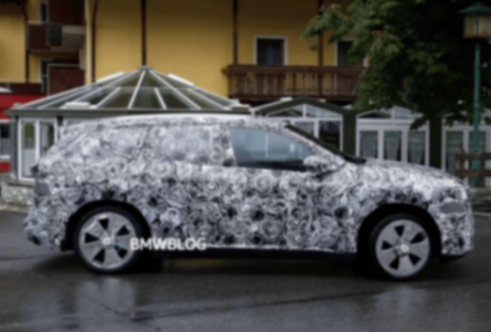 全新寶馬iX1諜照曝光!預計換裝全新設計,續航或達600Km