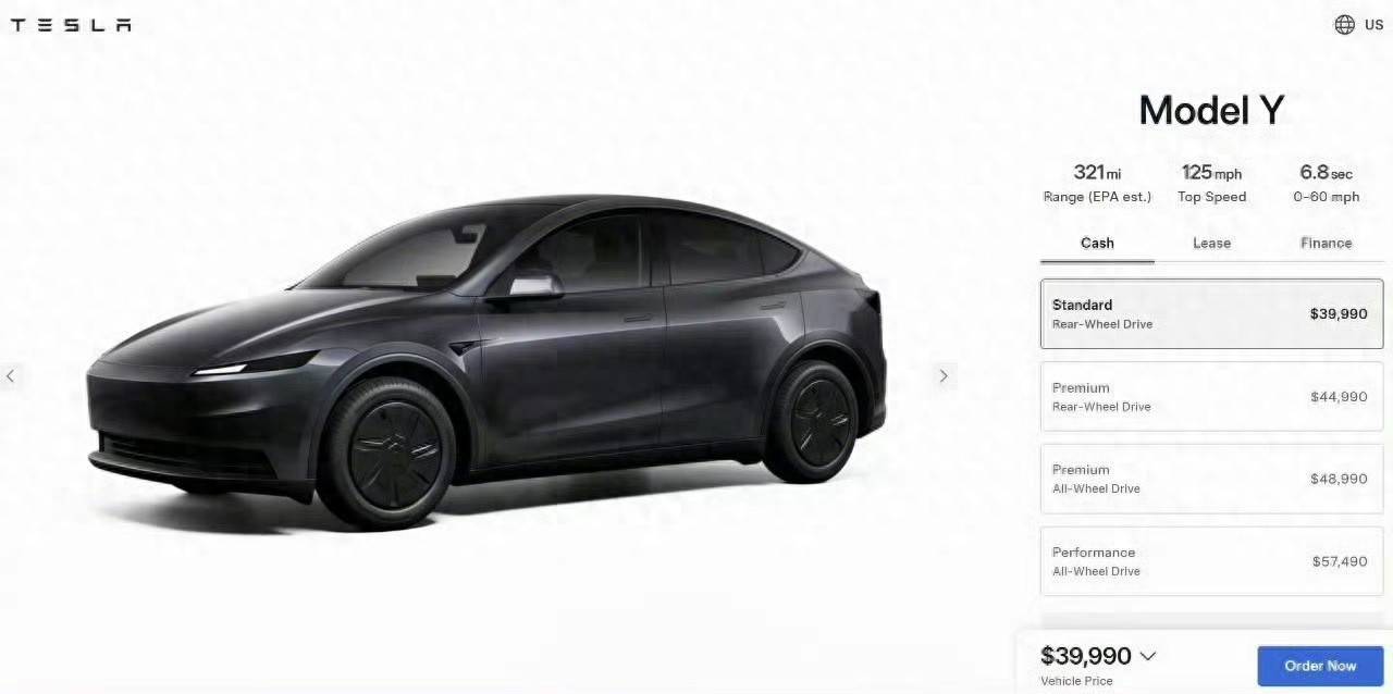 Model 3/Y標準版直降3.9萬,11月交付,不到20萬買特斯拉不是夢