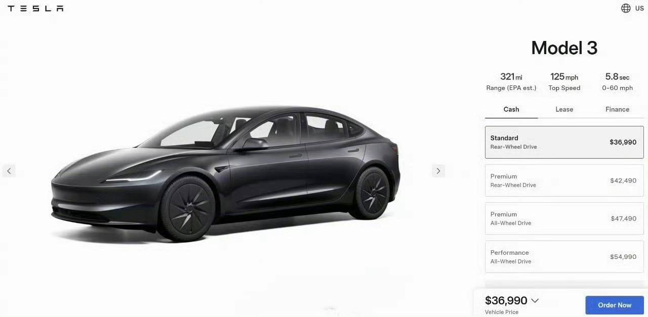 Model 3/Y標準版直降3.9萬,11月交付,不到20萬買特斯拉不是夢