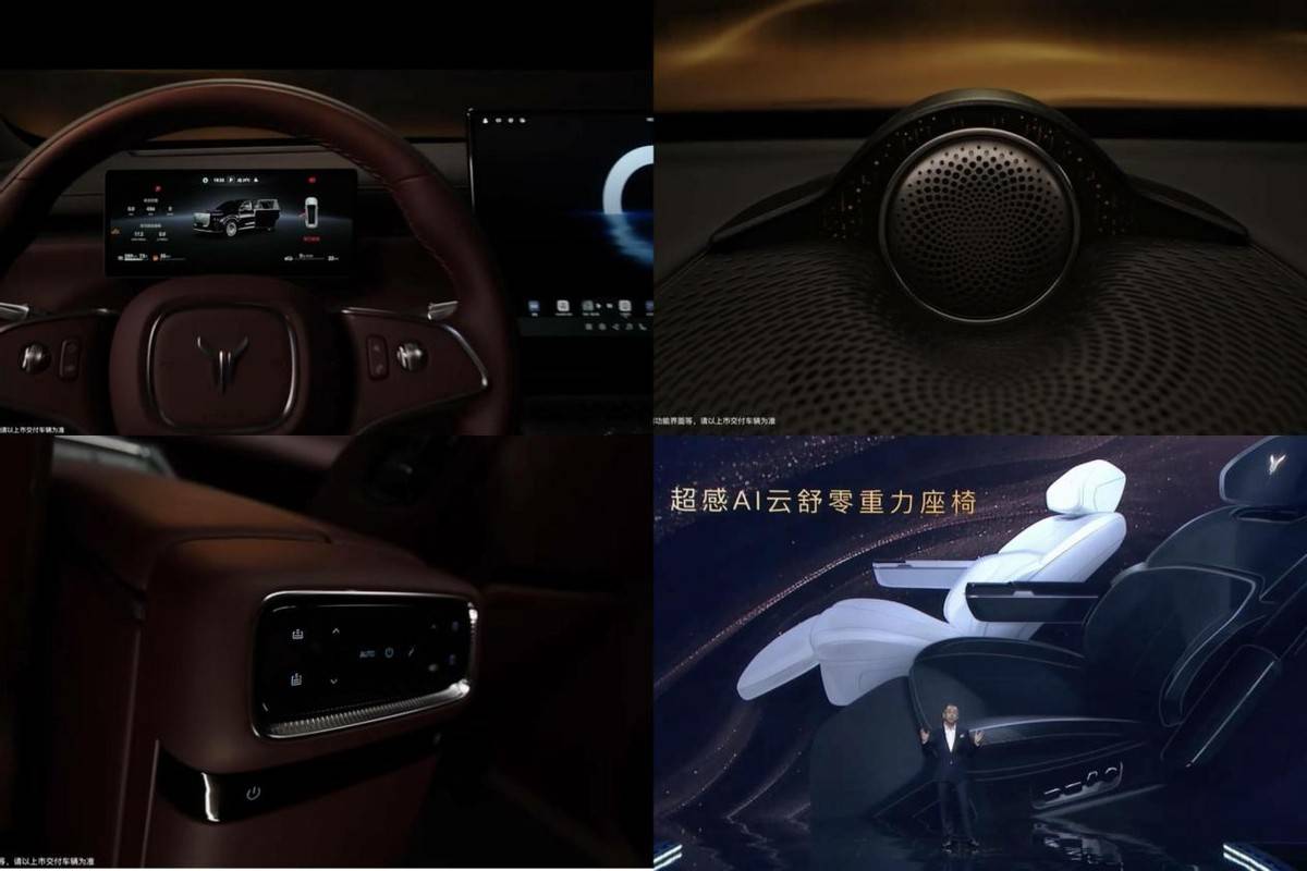 嵐圖泰山實車曝光!尺寸比問界M9還大,今年最大黑馬?