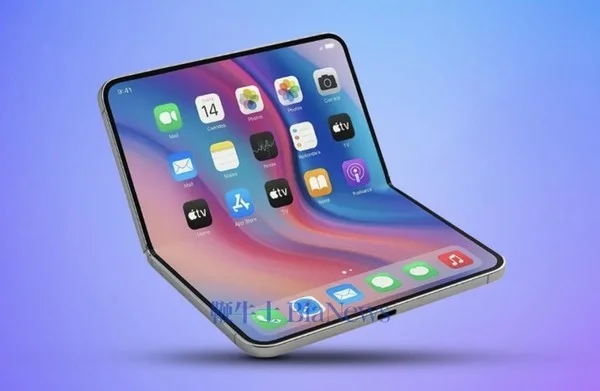 折疊屏iPhone渲染圖