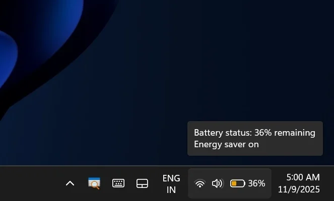 耗時1.5年開發,微軟Win11電池圖標現已支持紅綠橙三色狀態顯示