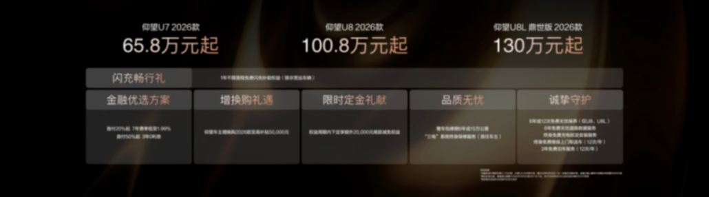 續航、操控、舒適全面進階，仰望2026款旗艦車型重磅上市